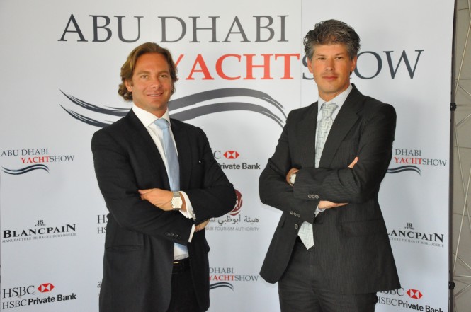 Franck Dailles (Group Director of Informa Yacht Group) & Erwin Bamps (COO of Gulf Craft)