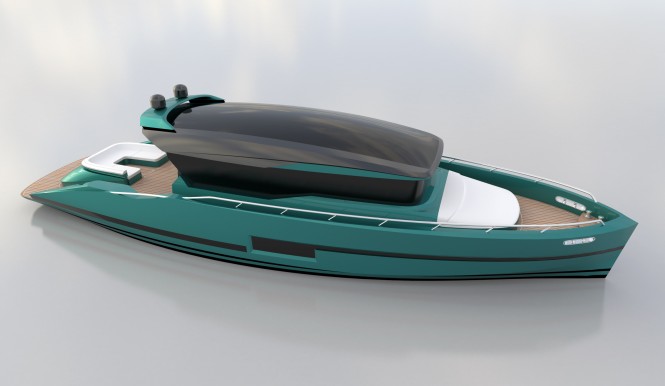 GALATEA 56 Motor yacht by Pama Architetti Design