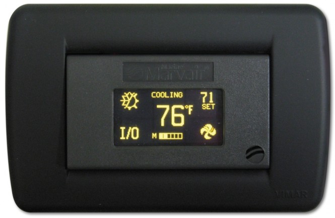 Gulf Craft and Marvair Celebrate Successful relationship  Marvair o-Touch display in auto mode