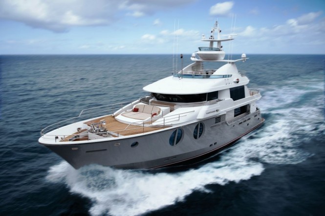 Horizon EP105 Motor Yacht Cruising – A Long Range Explorer