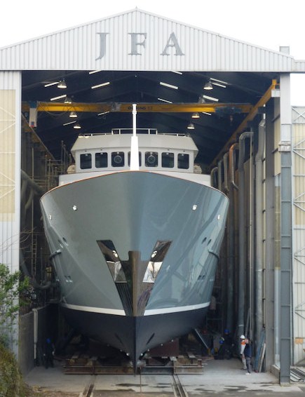JFA launches hull 22C – a 43m motor yacht designed by Vripack 