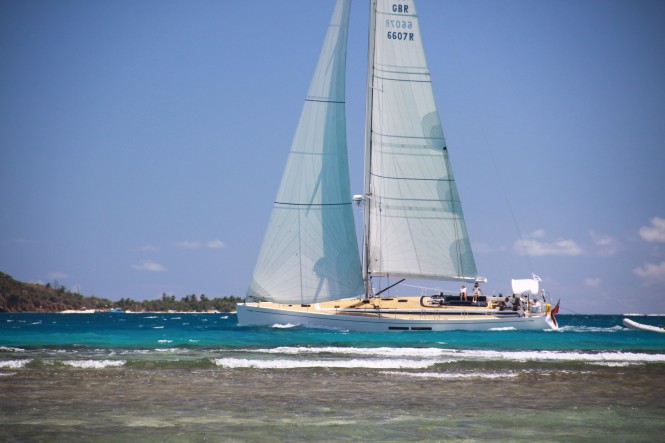 Lionessa of Douglas - Swan 66 during structured cruising at the ClubSwan Caribbean Rendezvvous © Yacht Shots 11