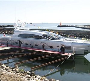 Motor yacht Shooting Star launched - A 38 m AeroCruiser by Danish Yachts 