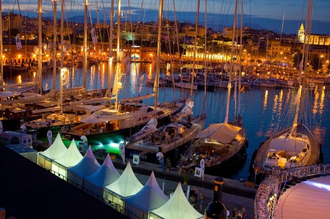 Muelle Viejo, Palma location of the Superyacht Cup Palma 2011