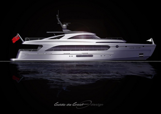 Next Generation Hybrid 34m Motor Yachts by Guido de Groot Design and Intec Marine