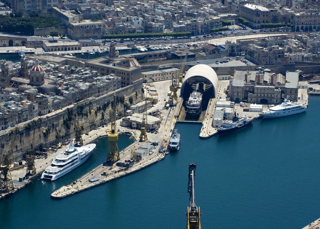 Palumbo Malta Shipyard for Superyachts