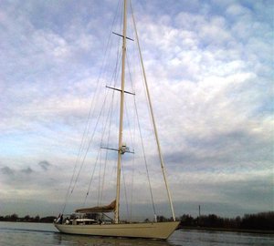 Sailing yacht Annagine departs for maiden voyage