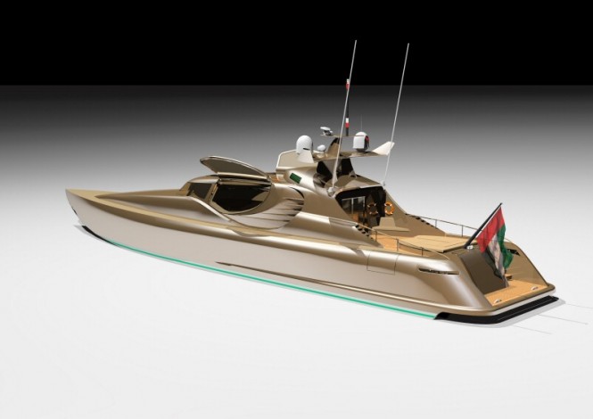 The 37m motor yacht project DAS by Verhaaren Naval Architects