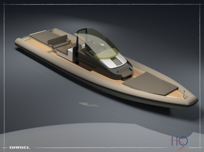 The new Dariel DT 14 CL superyacht tender 