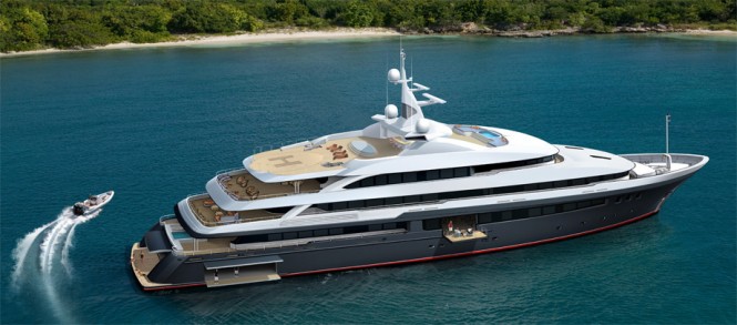 208' / 63.4 meter Expedition motor yacht by Delta Marine - PROJECT 200040