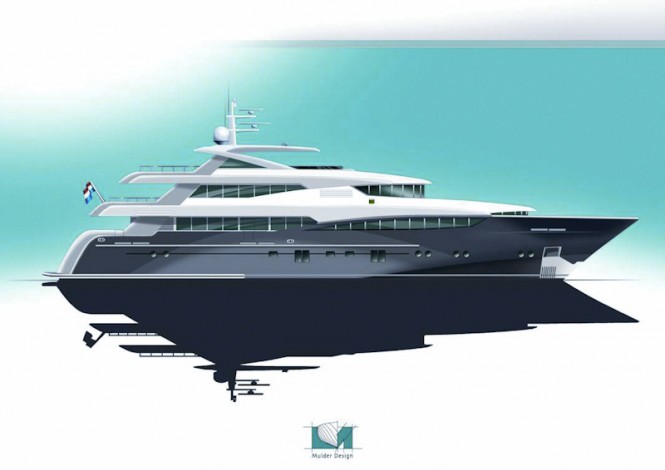46m motor yacht by Rossi Navi – Superyacht hull number FR025
