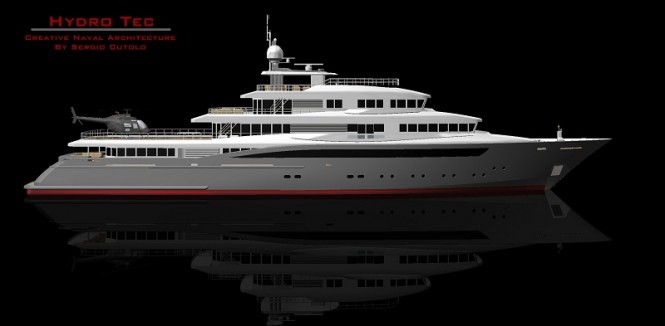 71m ‘HydroTec Global Explorer’ motor yacht in build at Palumbo Shipyard - A superyacht design by Hydro Tec