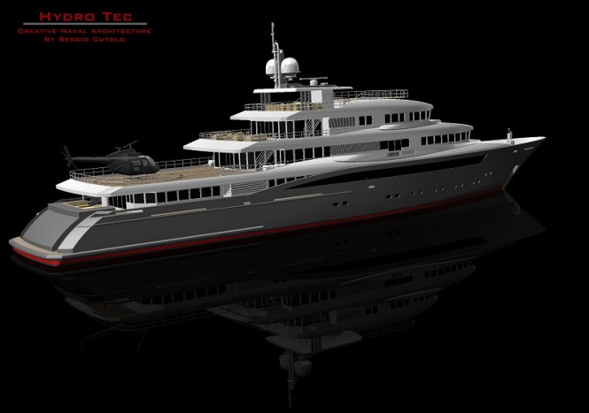 ‘HydroTec Global Explorer’ motor yacht in build at Palumbo Shipyard - A superyacht design by Hydro Tec 