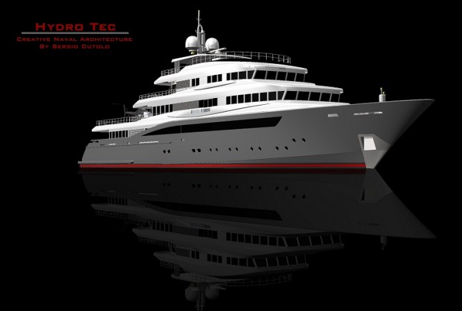 ‘HydroTec Global Explorer’ yacht in build at Palumbo Shipyard - A superyacht design by Hydro Tec