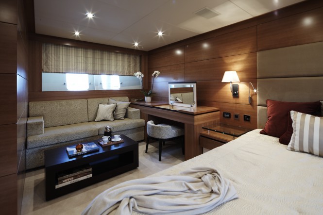 Couach 3700 Yacht Arion Master Cabin by Ken Freivokh