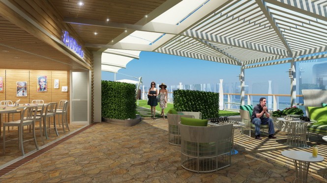 Cruise Ship Celebrity Silhouette Art Studio at the Lawn Club - Image Courtesy of Celebrity Cruises