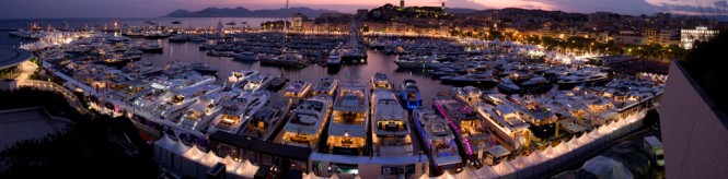Festival de la Plaisance de Cannes Multihull section in the heart of the Vieux Port