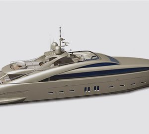 First ISA 140 motor yacht under construction at ISA Yachts