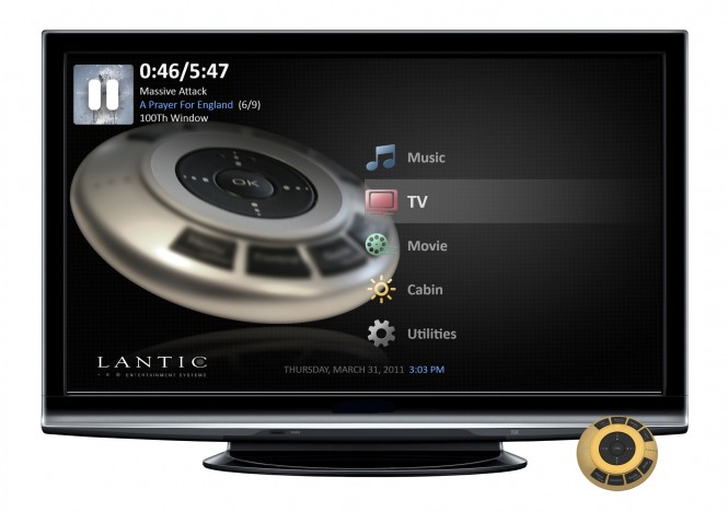 Lantic Entertainment Systems new user interface for superyachts