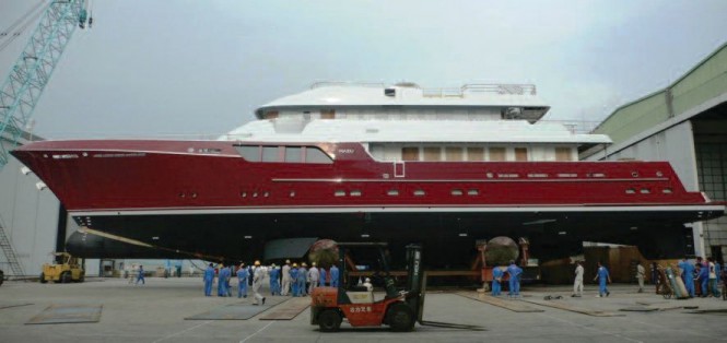 Motor yacht Mazu, Cheoy Lee’s 5000th yacht nearing completion
