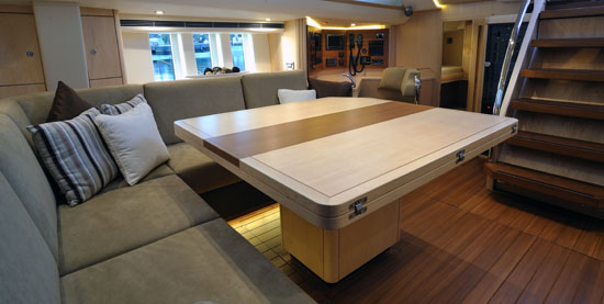 New Oyster 625 Sailing Yacht Blue Jeannie Salon - Credit Oyster Yachts