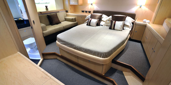 Oyster 625 Sailing Yacht Blue Jeannie Cabin - Credit Oyster Yachts