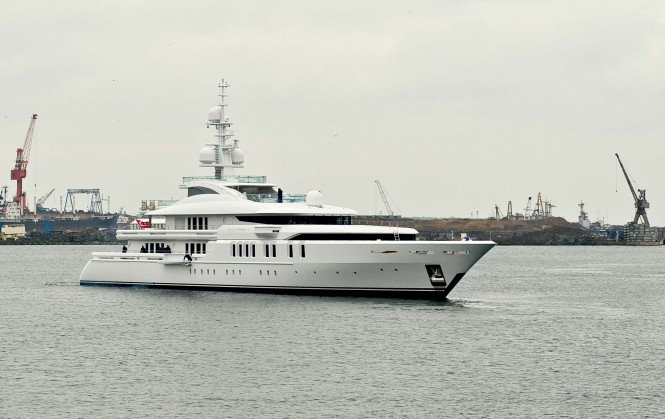 Talisman C Yacht designed by H2 and launched from Proteksan-Turquoise shipyard