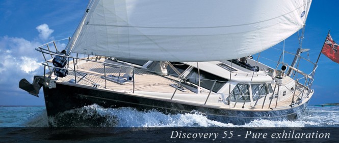 Discovery Yachts 55 sailing yacht