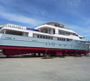 Ocea Yachts prepare to launch motor yacht ELISABET – An OCEA Commuter 155 Superyacht