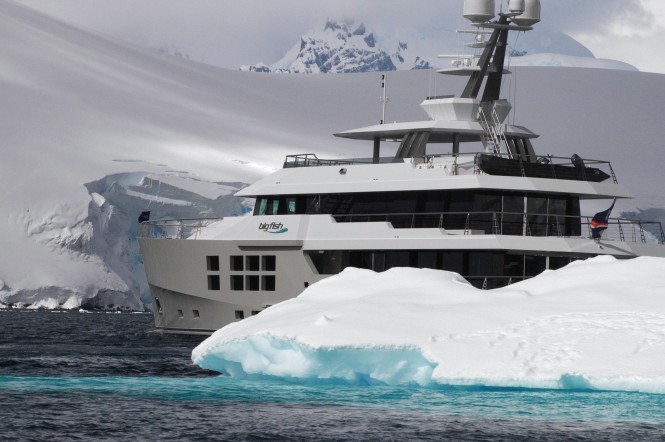 Explorer Yacht Big Fish on charter in Antartica