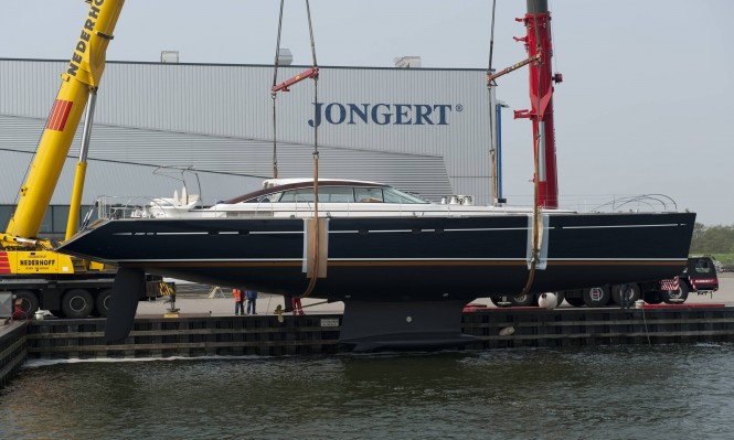 After a refit Jongert Shipyard has recently relaunched the Ameena, a Jongert 2900M-line yacht. - Credit “E.J. Bruinekool Fotografie