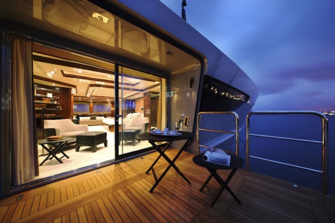 M/Y Azteca by CRN - Owner Terrace