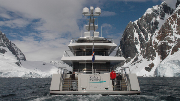 Motor Yacht Big Fish cancels plans to Navigate the Northeast Passage