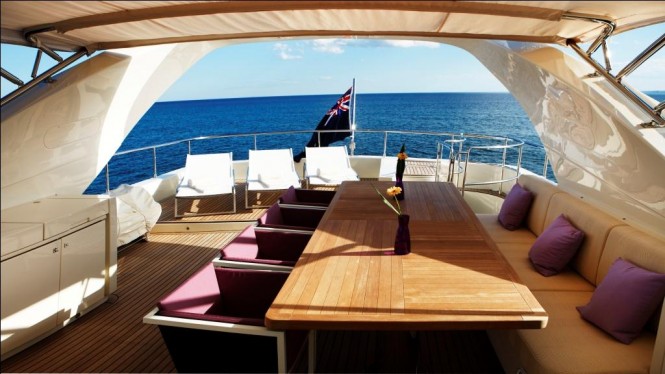 Motor Yacht Biscuit 95 superyacht designed by Hot Lab and built by Filippetti Yachts - sun deck - Photo  Giovanni Malgarini