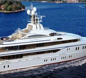The 61 m Lurssen Yacht Lady Kathryn V Launch