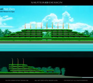 Bali Net Zero Hotel Resort & Spa by Yacht Designers Sauter Carbon Offset Design