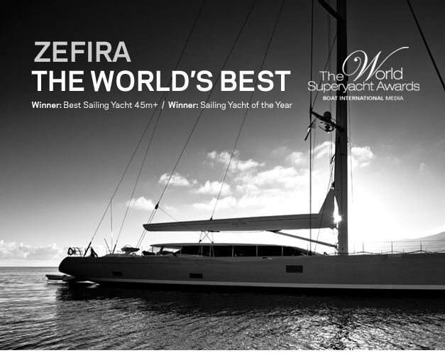 Sailing yacht Zefira by Fitzroy Yachts wins ‘Sailing yacht of the Year’ at 2011 World Superyacht Awards