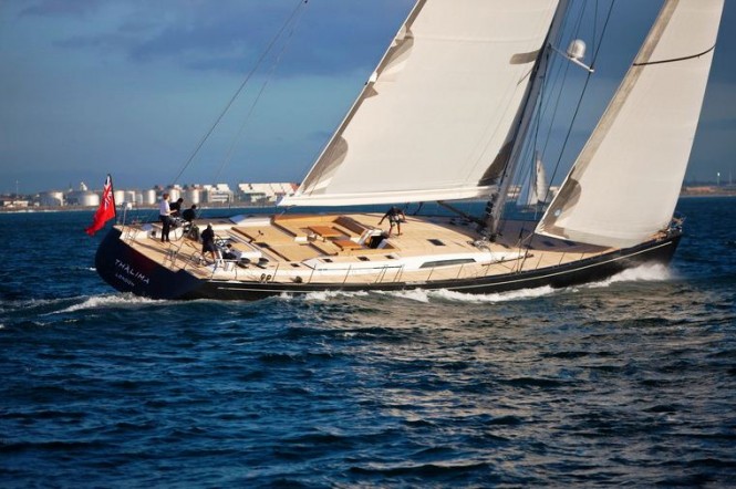 Southern Wind SW 110 RS Sailing Yacht Thalima nominated for 2011 World Superyacht Award.