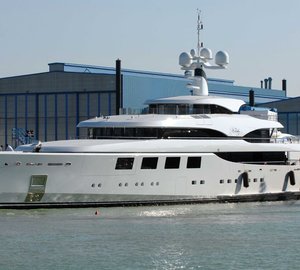 65 metre Benetti superyacht Nataly at her Launch (ex FB252)