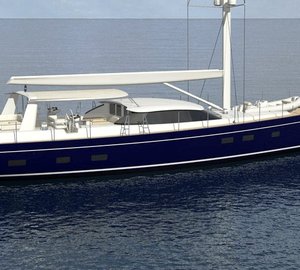 The 30 metre Superyacht Antares III yacht launched by Yachting Developments in New Zealand