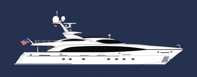 Trinity Yachts 120' Raised Pilothouse Motoryacht Artist Rendering Trinity Yachts 120' Raised Pilothouse Motoryacht Artist Rendering