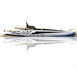 100m motor yacht Duel design by Alex McDiarmid