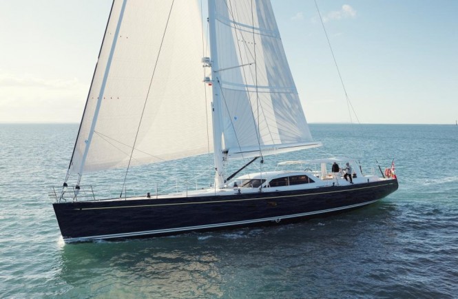 30m Sailing Yacht Antares III by Yachting Developments Sets Sail