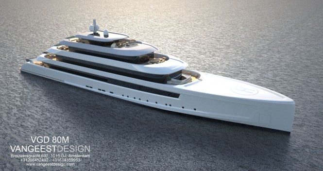 80 metre Superyacht by Van Geest Design - yacht Profile