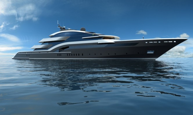 90m motor yacht DP009 by Oceanco designed by Luiz De Basto