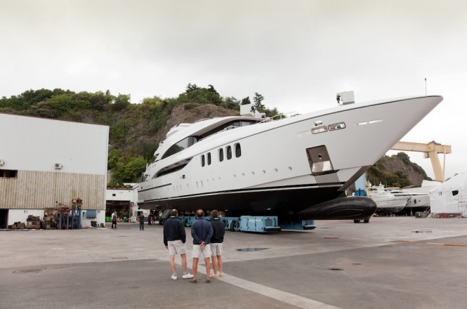 Alexander Again yacht built and launched by Mondo Marine in June 2011