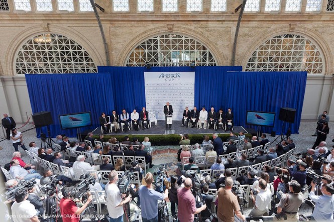 America's Cup press conference in San Francisco - © Guilain Grenier  ORACLE Racing
