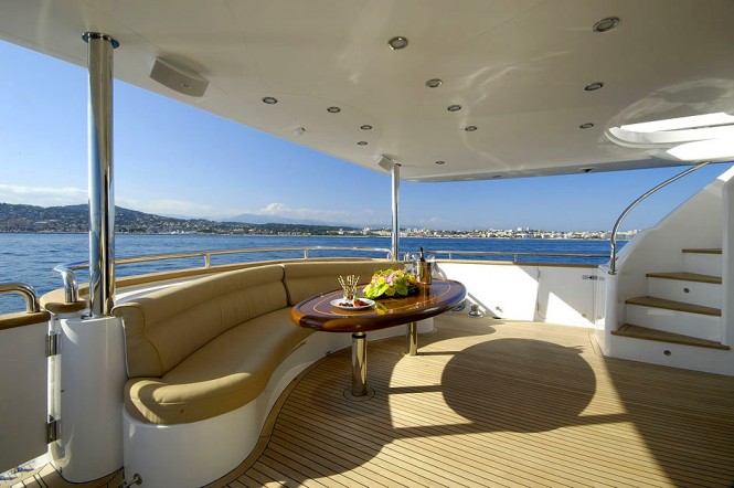 Annabel II - the aft deck