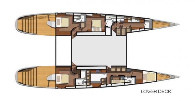 Blue Coast 88 Catamaran Yacht Plans