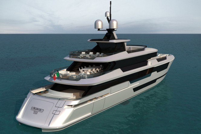 Deep 51 Yacht by Mondo Marine and Giugiaro Architettura -  Image courtesy of Mondo Marine